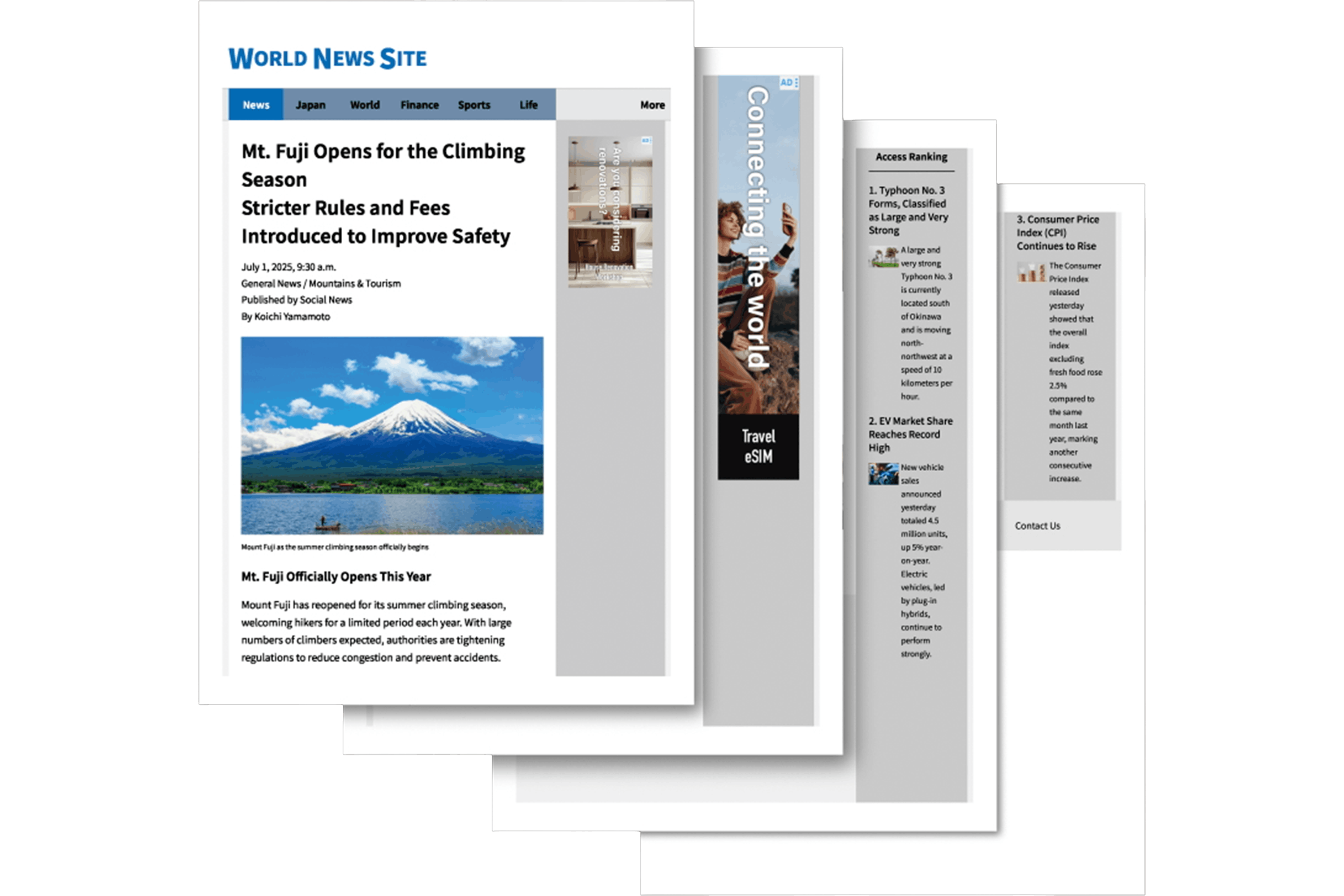 Multiple Pages with Different Content